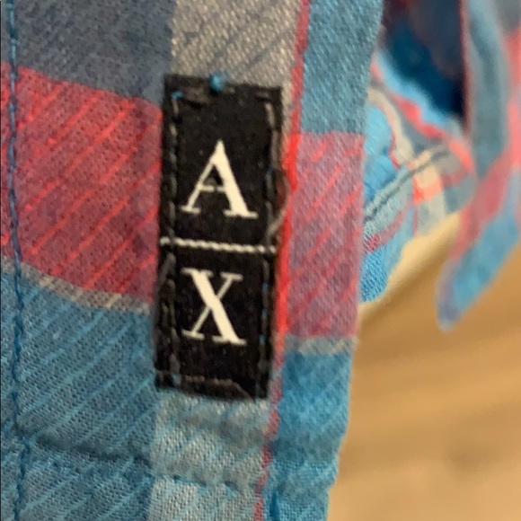 Armani exchange plaid casual button down - Picture 4 of 5
